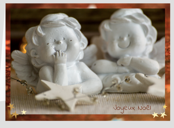 LOT DE 6 CARTES LES ANGES DE NOËL – Image 2